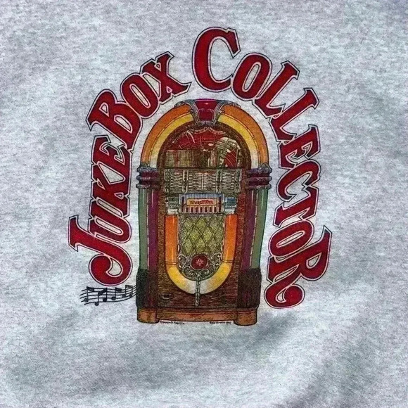Vintage Hanes Activewear Jukebox Collector 1992 Crewneck Sweatshirt XXL - Picture 4 of 7